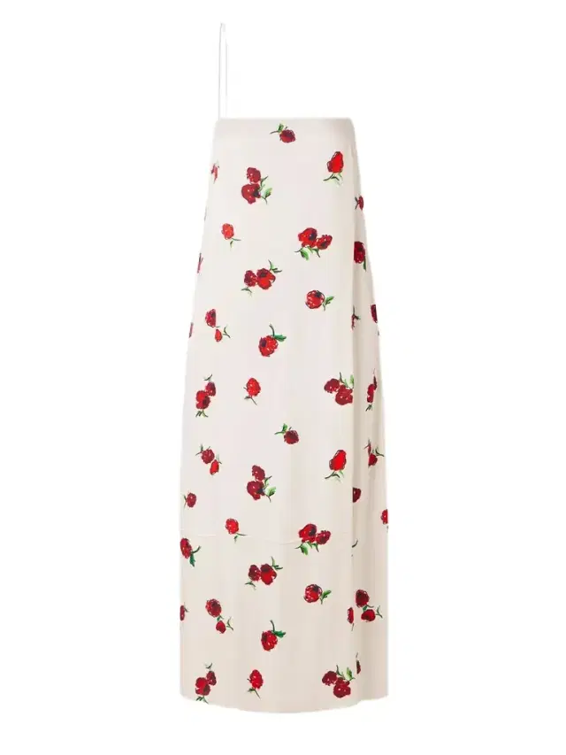 Khaite Sicily Printed Satin-twill Midi Dress
