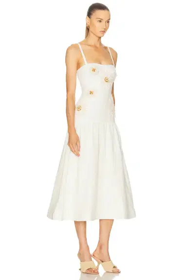 PatBO Tropic Linen Midi Dress | Thumbnail 2 PatBO Tropic Linen Midi Dress | Thumbnail 2
