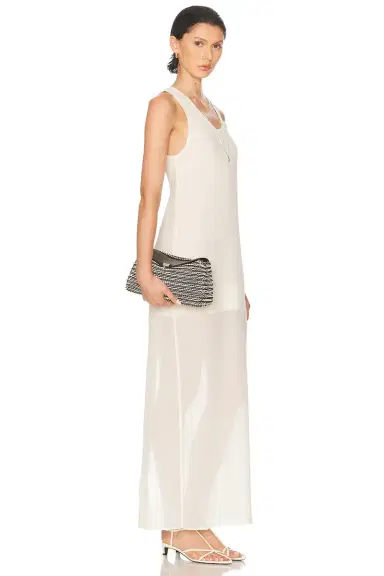 Toteme T-Lock Woven Leather Clutch | Thumbnail 2 Toteme T-Lock Woven Leather Clutch | Thumbnail 2