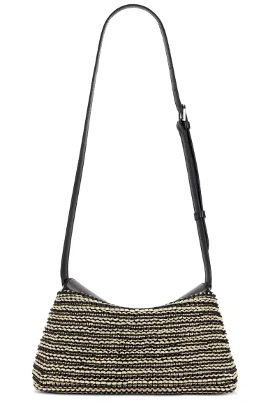 Toteme T-Lock Woven Leather Clutch | Thumbnail 3 Toteme T-Lock Woven Leather Clutch | Thumbnail 3