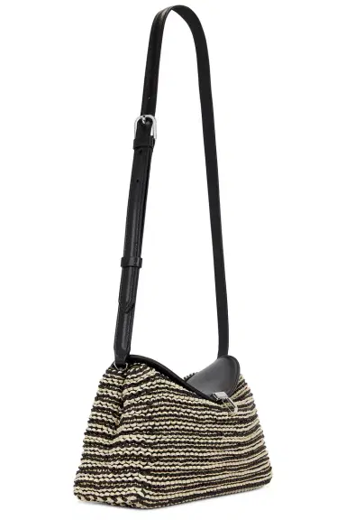 Toteme T-Lock Woven Leather Clutch | Thumbnail 4 Toteme T-Lock Woven Leather Clutch | Thumbnail 4
