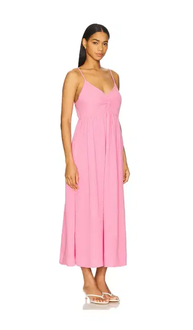 SUNDRY Gauze Tie Strap Dress | Thumbnail 2 SUNDRY Gauze Tie Strap Dress | Thumbnail 2