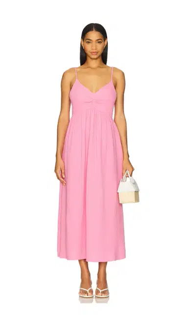 SUNDRY Gauze Tie Strap Dress | Thumbnail 1 SUNDRY Gauze Tie Strap Dress | Thumbnail 1