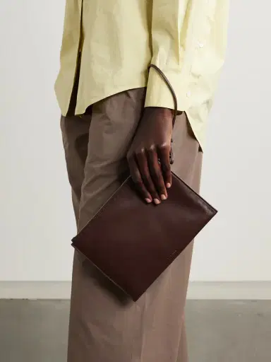 The Row Leather Pouch | Thumbnail 2 The Row Leather Pouch | Thumbnail 2