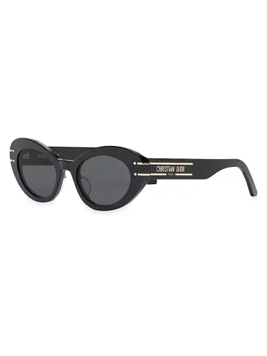 DIOR Women's DiorSignature 51MM Cat Eye Sunglasses - Black | Thumbnail 2 DIOR Women's DiorSignature 51MM Cat Eye Sunglasses - Black | Thumbnail 2