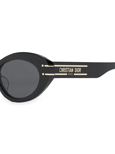DIOR Women's DiorSignature 51MM Cat Eye Sunglasses - Black | Thumbnail 3 DIOR Women's DiorSignature 51MM Cat Eye Sunglasses - Black | Thumbnail 3