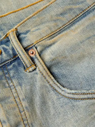 Purple Brand Men's Venice Sunbleached Skinny Jeans - Light Indigo | Thumbnail 6 Purple Brand Men's Venice Sunbleached Skinny Jeans - Light Indigo | Thumbnail 6