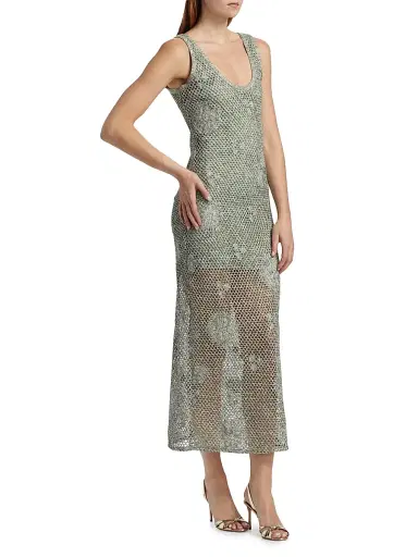 Ramy Brook Women's Liliana Knit Sleeveless Midi Dress | Thumbnail 4 Ramy Brook Women's Liliana Knit Sleeveless Midi Dress | Thumbnail 4