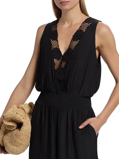 Ramy Brook Women's Nayeli Lace-Trimmed Jumpsuit | Thumbnail 6 Ramy Brook Women's Nayeli Lace-Trimmed Jumpsuit | Thumbnail 6