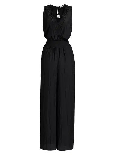Ramy Brook Women's Nayeli Lace-Trimmed Jumpsuit | Thumbnail 1 Ramy Brook Women's Nayeli Lace-Trimmed Jumpsuit | Thumbnail 1