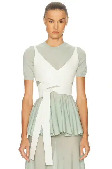 Alaïa ALAΪA Cross Top | Thumbnail 1 Alaïa ALAΪA Cross Top | Thumbnail 1