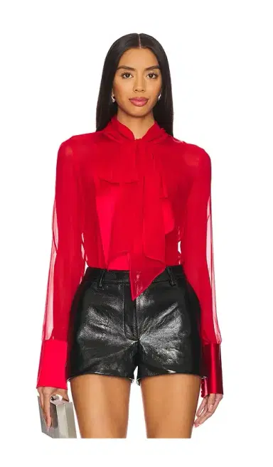 retrofete Suri Silk Blouse | Thumbnail 1 retrofete Suri Silk Blouse | Thumbnail 1
