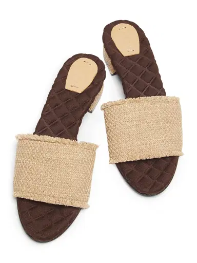 AERA Women's Giorgia 25MM Vegan Raffia Sandals - Raffia | Thumbnail 4 AERA Women's Giorgia 25MM Vegan Raffia Sandals - Raffia | Thumbnail 4