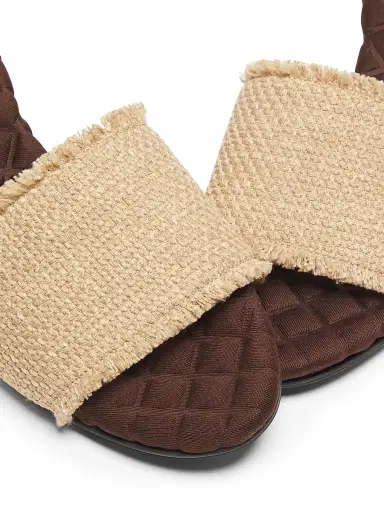AERA Women's Giorgia 25MM Vegan Raffia Sandals - Raffia | Thumbnail 6 AERA Women's Giorgia 25MM Vegan Raffia Sandals - Raffia | Thumbnail 6