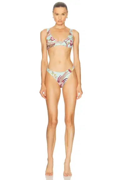 Skims X Cavalli Dipped Mid Coverage Bikini Bottom | Thumbnail 4 Skims X Cavalli Dipped Mid Coverage Bikini Bottom | Thumbnail 4