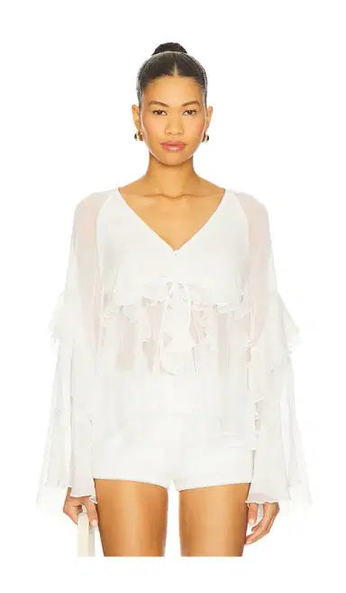 Bardot Rosalo Ruffle Blouse | Thumbnail 1 Bardot Rosalo Ruffle Blouse | Thumbnail 1