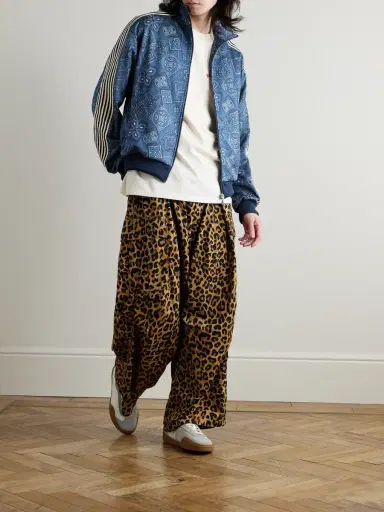 KAPITAL Cookie Bandana-Print Striped Shell Track Jacket - Men | Thumbnail 2 KAPITAL Cookie Bandana-Print Striped Shell Track Jacket - Men | Thumbnail 2