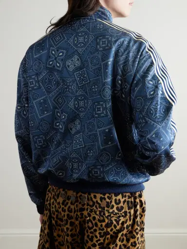 KAPITAL Cookie Bandana-Print Striped Shell Track Jacket - Men | Thumbnail 4 KAPITAL Cookie Bandana-Print Striped Shell Track Jacket - Men | Thumbnail 4