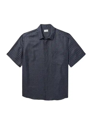 Saint Laurent Printed Silk-Voile Shirt - Men | Thumbnail 1 Saint Laurent Printed Silk-Voile Shirt - Men | Thumbnail 1