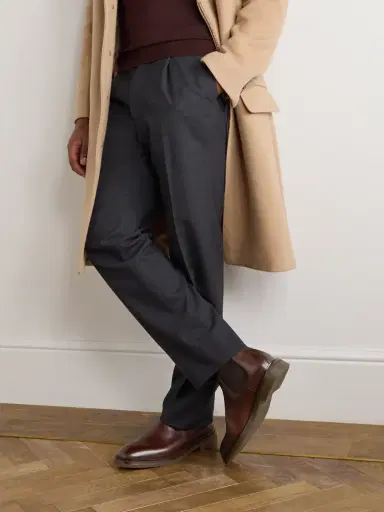Brunello Cucinelli Leather Chelsea Boots - Men | Thumbnail 2 Brunello Cucinelli Leather Chelsea Boots - Men | Thumbnail 2