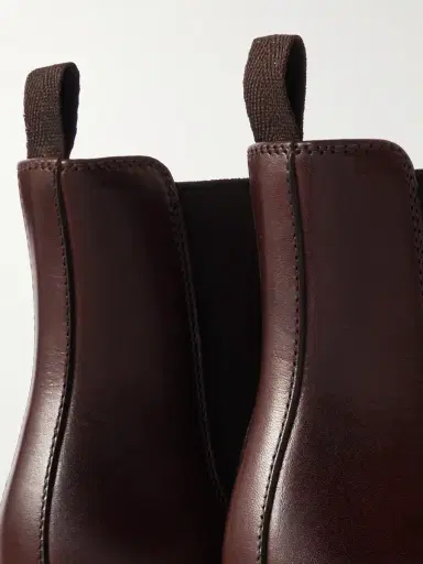 Brunello Cucinelli Leather Chelsea Boots - Men | Thumbnail 5 Brunello Cucinelli Leather Chelsea Boots - Men | Thumbnail 5