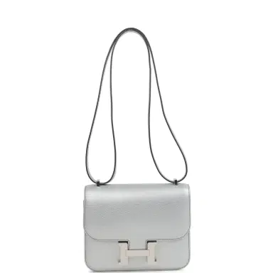 HERMÈS Hermes Constance 18 Argent Chevre Chamkilight Palladium Hardware | Thumbnail 7 HERMÈS Hermes Constance 18 Argent Chevre Chamkilight Palladium Hardware | Thumbnail 7