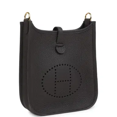 HERMÈS Hermes Evelyne TPM Prunoir Clemence Gold Hardware | Thumbnail 2 HERMÈS Hermes Evelyne TPM Prunoir Clemence Gold Hardware | Thumbnail 2