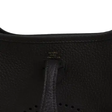 HERMÈS Hermes Evelyne TPM Prunoir Clemence Gold Hardware | Thumbnail 7 HERMÈS Hermes Evelyne TPM Prunoir Clemence Gold Hardware | Thumbnail 7