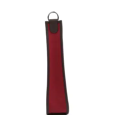 HERMÈS Hermes Neo Evelyne PM Rubis Officier Canvas and Rouge Sellier Swift Palladium Hardware | Thumbnail 3 HERMÈS Hermes Neo Evelyne PM Rubis Officier Canvas and Rouge Sellier Swift Palladium Hardware | Thumbnail 3