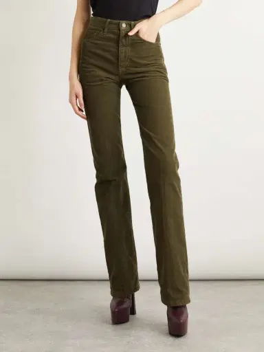 Saint Laurent Clyde Cotton-corduroy Slim-leg Pants | Thumbnail 3 Saint Laurent Clyde Cotton-corduroy Slim-leg Pants | Thumbnail 3