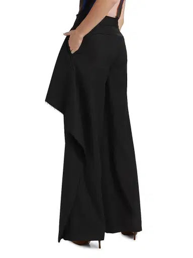 Jason Wu Collection Women's Draped Wool-Silk Straight-Leg Pants | Thumbnail 5 Jason Wu Collection Women's Draped Wool-Silk Straight-Leg Pants | Thumbnail 5