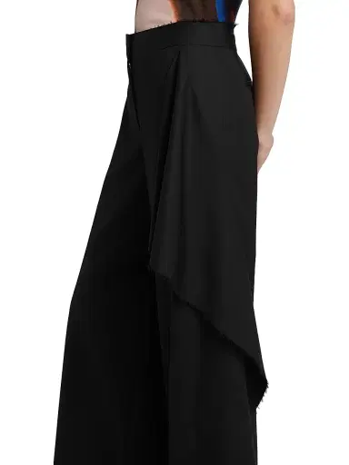 Jason Wu Collection Women's Draped Wool-Silk Straight-Leg Pants | Thumbnail 6 Jason Wu Collection Women's Draped Wool-Silk Straight-Leg Pants | Thumbnail 6