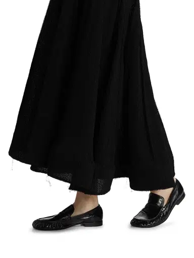 Proenza Schouler Women's Tavia Fringe Knit Maxi Dress - Black | Thumbnail 6 Proenza Schouler Women's Tavia Fringe Knit Maxi Dress - Black | Thumbnail 6