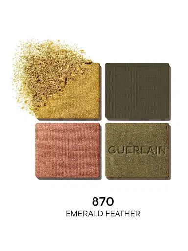 GUERLAIN Women's Limited Edition Ombres G Eyeshadow Quad - 870 Emerald Feather | Thumbnail 2 GUERLAIN Women's Limited Edition Ombres G Eyeshadow Quad - 870 Emerald Feather | Thumbnail 2