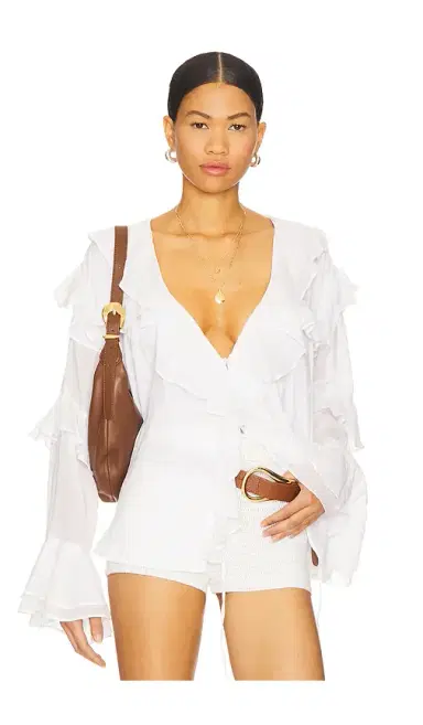 Show Me Your Mumu Joss Ruffle Top | Thumbnail 1 Show Me Your Mumu Joss Ruffle Top | Thumbnail 1