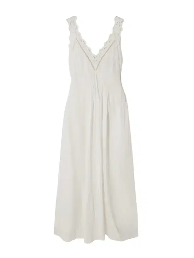 Isabel Marant Freda Broderie Anglaise-trimmed Crepe Maxi Dress