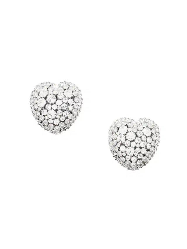 Alessandra Rich tone Crystal Clip Earrings
