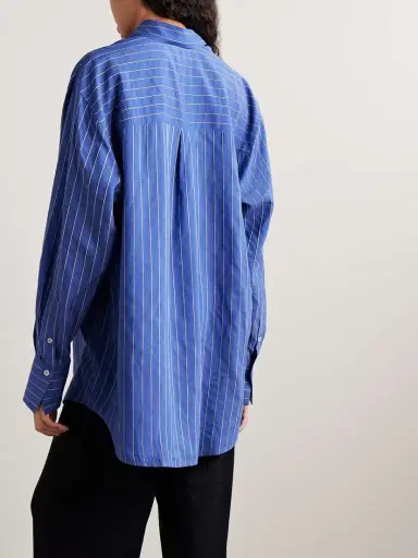 TOTEME Pinstriped Poplin Shirt | Thumbnail 4 TOTEME Pinstriped Poplin Shirt | Thumbnail 4