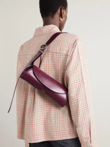 Jil Sander Cannolo Small Leather Shoulder Bag | Thumbnail 2 Jil Sander Cannolo Small Leather Shoulder Bag | Thumbnail 2