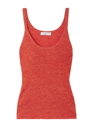 Gabriela Hearst Cinxia Ribbed Cashmere, Silk And Hemp-blend Tank | Thumbnail 1 Gabriela Hearst Cinxia Ribbed Cashmere, Silk And Hemp-blend Tank | Thumbnail 1