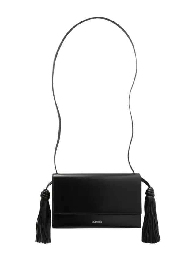 Jil Sander Tasseled Leather Shoulder Bag