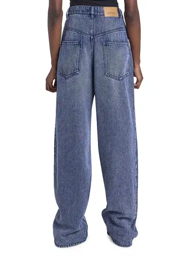 Isabel Marant Women's Rodayna Denim Straight Jeans - Light Blue | Thumbnail 5 Isabel Marant Women's Rodayna Denim Straight Jeans - Light Blue | Thumbnail 5