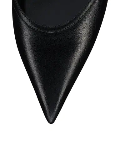 Christian Louboutin Women's Miss Z Slingina Leather 25MM Pumps - Black | Thumbnail 4 Christian Louboutin Women's Miss Z Slingina Leather 25MM Pumps - Black | Thumbnail 4