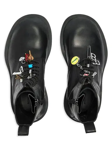 Balenciaga Men's Hummer Lace-Up Booties - Black | Thumbnail 6 Balenciaga Men's Hummer Lace-Up Booties - Black | Thumbnail 6