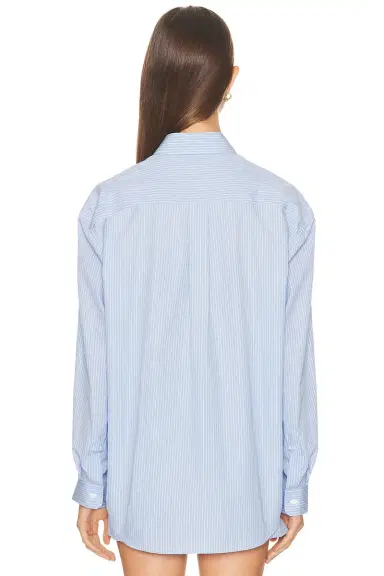 Sporty & Rich Oversized Button Down Top | Thumbnail 3 Sporty & Rich Oversized Button Down Top | Thumbnail 3