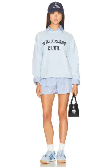 Sporty & Rich Oversized Button Down Top | Thumbnail 4 Sporty & Rich Oversized Button Down Top | Thumbnail 4