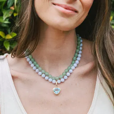 Stephanie Gottlieb Blue Lace Agate Beaded Necklace | Thumbnail 3 Stephanie Gottlieb Blue Lace Agate Beaded Necklace | Thumbnail 3