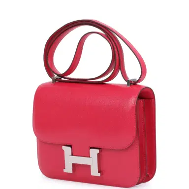HERMÈS Hermes Constance 18 Rose Extreme Chevre Chamkila Palladium Hardware | Thumbnail 5 HERMÈS Hermes Constance 18 Rose Extreme Chevre Chamkila Palladium Hardware | Thumbnail 5