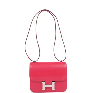 HERMÈS Hermes Constance 18 Rose Extreme Chevre Chamkila Palladium Hardware | Thumbnail 7 HERMÈS Hermes Constance 18 Rose Extreme Chevre Chamkila Palladium Hardware | Thumbnail 7