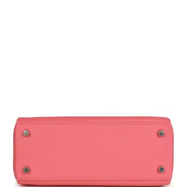 HERMÈS Hermes Kelly Retourne 25 Rose Azalee Swift Palladium Hardware | Thumbnail 6 HERMÈS Hermes Kelly Retourne 25 Rose Azalee Swift Palladium Hardware | Thumbnail 6